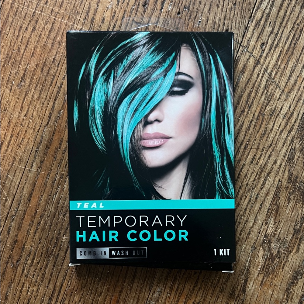 Teal Temporary Hair Color Kit